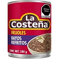 Los mejores  - La Costeña Frijoles Bayos Refritos - 580 gr